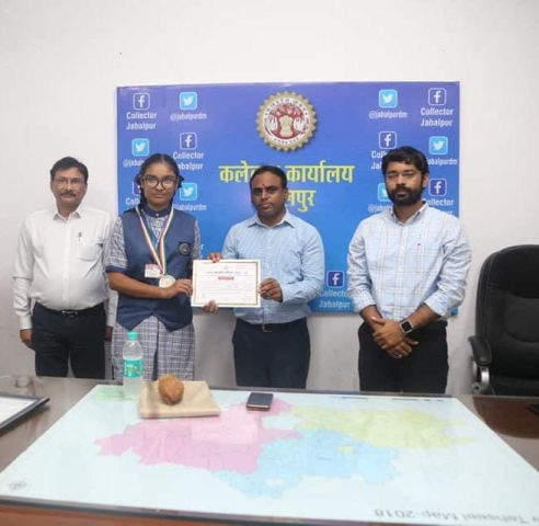PSY Meritorious honor in Jabalpur Collectorate